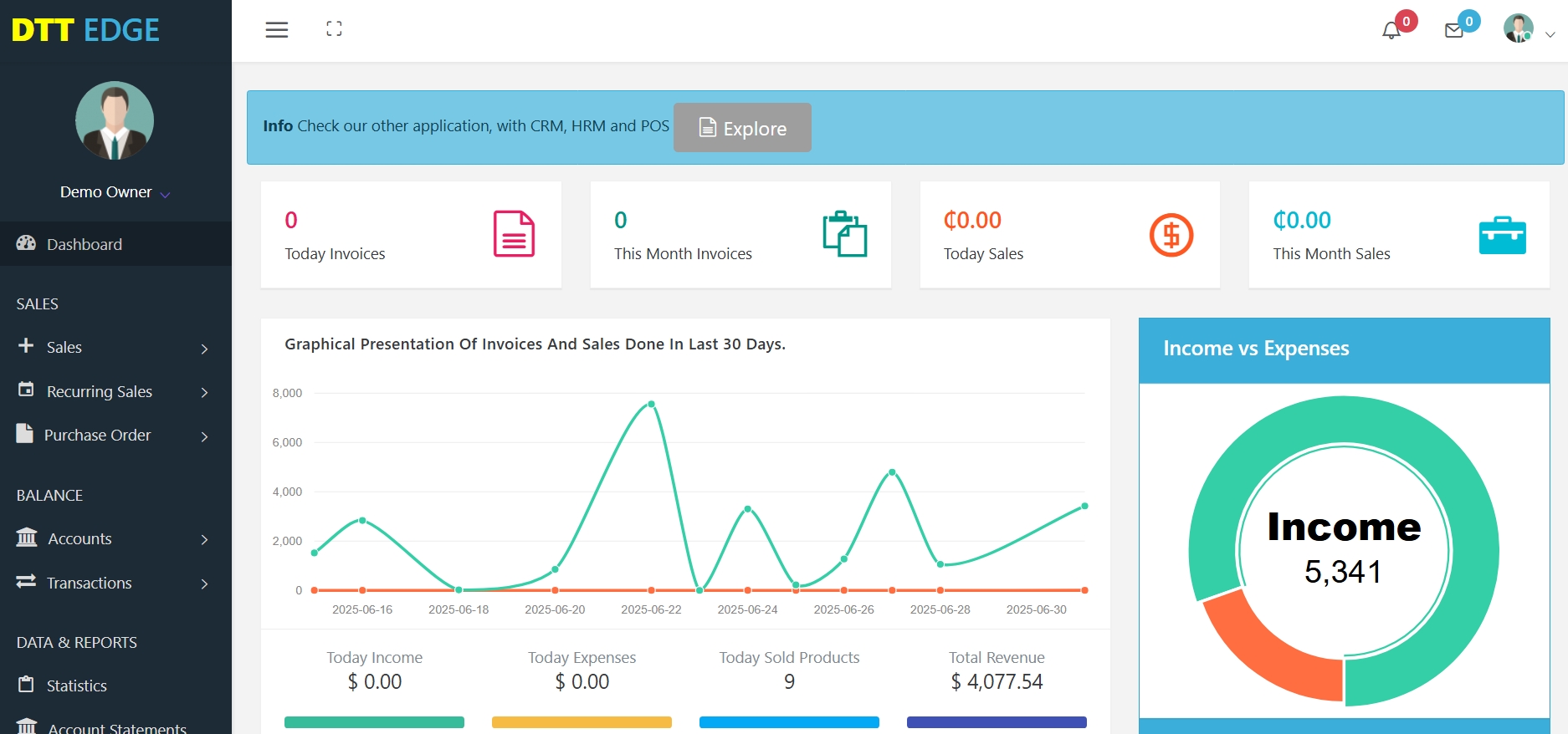Accounting and Inventory System - Full-stack business management platform